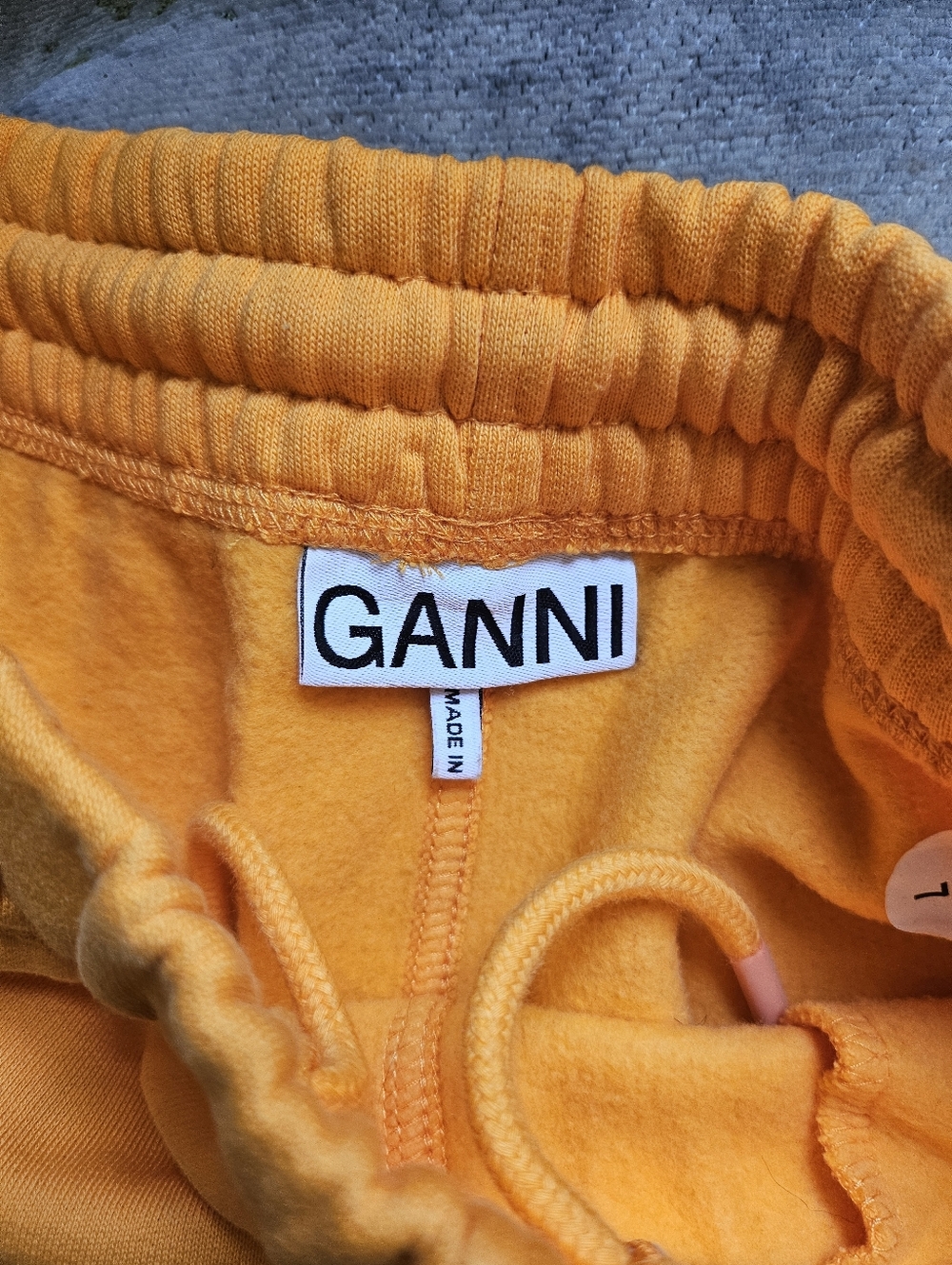 Ganni Tangerine Orange Sweatsuit Set, Both Size Xxs/xs - Picture 9 of 14